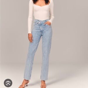 Abercrombie & Fitch 90s Straight Ultra high rise jeans